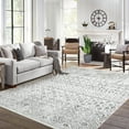 thumbnail image 5 of Tzou Boho Area Rugs 8x10ft Washable Door Mat Geometric Gray Living Room Carpet, Non Slip Indoor Rugs for Bedroom Dining Room Office, 5 of 7