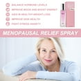 Menopause relief spray to regulate emotions and reduce physical and