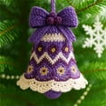 thumbnail image 2 of Knitted Christmas Ornament Kit, Handmade Crochet Decoration, DIY Santa Claus Holiday Craft Set for Beginners, Festive Knit Home Decor Accessory, 2 of 3