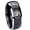 Black 2 Tone Polish Edge, variant on Mass Effect Step Edge Brush Black Tungsten Men's Ring 10MM