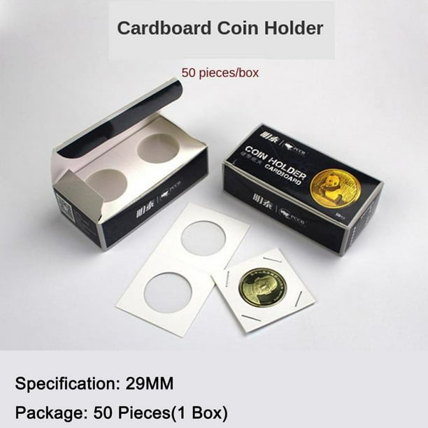 50 Piezas de Cartulina Gruesa para Tarjetas de Tarjetero 2x2 para Principiantes 12 Tamaños Opcionales 29mm
