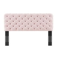 thumbnail image 3 of Modway Lizzy Tufted King/California King Performance Velvet Headboard in Pink, 3 of 7