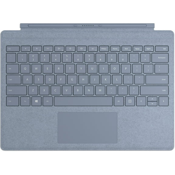 Restored Microsoft Type Cover for Surface Pro 3/4/5/6/7 - Ice Blue (Refurbished)
