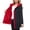 Red, variant on XUNKUSGA Women's Reversible Hooded Rain Jacket Lightweight Waterproof Hooded Windbreaker Jacket Women Casual Drawstring Waist Mid Length Outerwear Jackets with Pocket Red 2XL