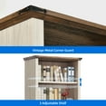 thumbnail image 4 of Dextrus 5-Shelf Bookcase with Doors & Drawer, Tall Wood Storage Cabinet with Adjustable Shelves for Home & Office, 4 of 13