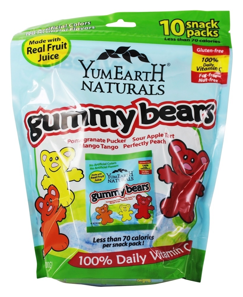 Yum Earth Natural Gluten Free Gummy Bears 10 Pack(s)