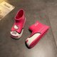 thumbnail image 1 of Sanrio-zapatos impermeables de Hello Kitty para mujer, Botas de lluvia con suela gruesa y punta redonda, antideslizantes, para exteriores, 1 of 5