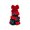 A001- Dark Green, variant on Mini Christmas Tree Velvet Bow Decor 8 Inch 1 Piece for Indoor Tabletop Holiday Decor