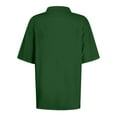 thumbnail image 5 of vigerkar 2025 Womens Golf Polo Shirts Collar Short Sleeve T Shirt Lightweight Moisture Wicking Polo Casual 3 Buttons Outfits Green, XXL, 5 of 5