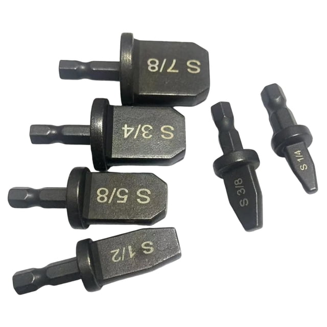 Eigraketly Expansores de tubería de 6 uds., herramientas de expansión resistentes al desgaste, Kit de reparación de mango hexagonal, Herramientas y ferretería