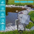 thumbnail image 2 of Solar Water Pump Solar Pond Aerator with Air Hose and Bubble Stone 7V/2.5W Aquarium Oxygen Aerator Air Pump Solar Powered Pond Oxygenator Efficient for Outdoor Fish Pond Stock Tank Aquarium, 2 of 7