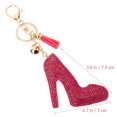 thumbnail image 4 of High Heel Keychain Rhinestone Key Ring Car Key Ring Decoration Phone Bag Key Pendant, 4 of 5