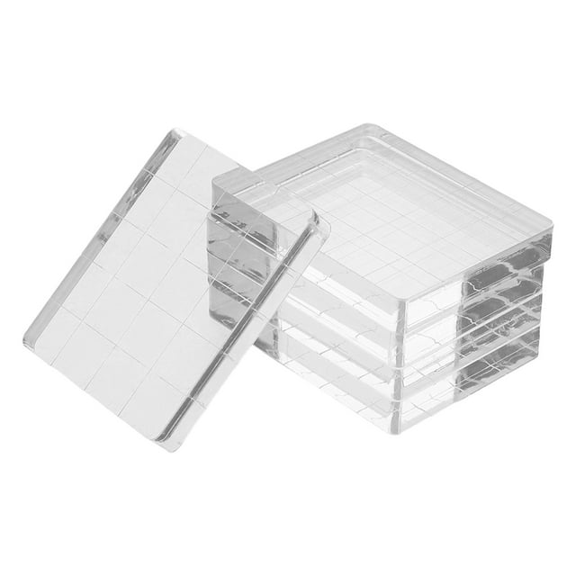 5 bloques de sellos transparentes: para scrapbooking, tarjetas y manualidades. Material duradero y práctico para proyectos hechos a mano, decoración creativa.