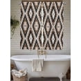 thumbnail image 7 of Living Room Curtains 72 Inches length, Brown Aztecs Window Treatment Curtain Drapes, Abstract Southwest Geometric Vintage Tribal Light Filtering Drapes for Bedroom Laundry Room, 52"x72", 2 Panels, 7 of 7