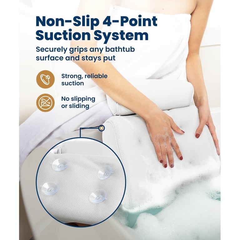 Everlasting Comfort Bath Pillow with Suction Cups photo 6