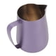 thumbnail image 5 of Taza Para Espumar Café, Jarra Para Espumar Leche 420ml Para Tienda ANGGREK Púrpura, 5 of 8