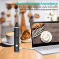 thumbnail image 4 of Electric Milk Frother | Milk Frother Handy Usb | Milkshake Mixer Milk Frother |, 4 of 5