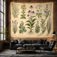 thumbnail image 6 of Purple Coneflower Among Wildflowers, Peaceful Vintage for Plant Lovers, Botanical Wall Art, Housewarming Gift, Tapestry Wall Hanging for Bedroom and Living Room, 6 of 7