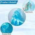 thumbnail image 6 of 5 Yard Sheer Iridescent Organza Fabric Cyan Magic Laser Holographic Gauze Fabric DIY for Costume Curtain Shiny Photography Background DIY for DIY Dress Curtain Background Wedding Party Home, 6 of 6