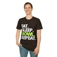 thumbnail image 4 of Strike in Style: 'Eat. Sleep. Bowl. Repeat.' T-Shirt, 4 of 4