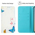 thumbnail image 6 of Compatible for Google Pixel 9 / 9 Pro Wallet Case, Painting Pattern Premium PU Leather [Credit Card Holder] [Wrist Strap] Flip Stand Feature Purse Case Full Protective Pattern Cover, Blue Butterfly, 6 of 15