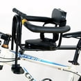 thumbnail image 1 of 6th Gen Front-Mounted Child Bike Seat for Mountain Bikes All-Around Safety Design with Quick Release Function, Soft Backrest Padded Seat in Black Durable, Kid Friendly Ride Accessory, 1 of 6