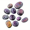 thumbnail image 7 of 1pc Natural Labradorite Palm Stone | Hand-Polished 10-20g | Iridescent Aura Spiritual Decor, 7 of 7
