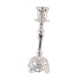 thumbnail image 2 of Candelabro Candelabro Candelabro Candelabro Resistente Decorativo Deluxe para Mesa Astilla, 2 of 9