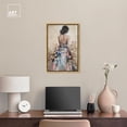 thumbnail image 4 of Dress in Spring Bloom Canvas Inspiring Women Protraits by Art Remedy, Gold Frame, 16" x 24", 4 of 8
