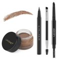 thumbnail image 1 of Lavone Kit de lápiz de sello de cejas para maquillaje de cejas Kit de trío de sello de cejas con lápiz de cejas impermeable Delineador de ojos Pomada de cejas y cepillo de cejas de doble punta - Aubur, 1 of 1
