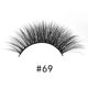 thumbnail image 4 of 1 par de extensiones de pestañas postizas, pestañas hechas entrecruzadas de y grueso, 4 of 8