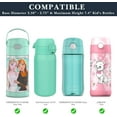 thumbnail image 4 of Plush Water Bottle Cover Sleeve Compatible with Thermos FUNTAINER 12oz/16oz, Warm Water Bottle Sling Carrier Bag with Adjustable Strap, 4 of 6