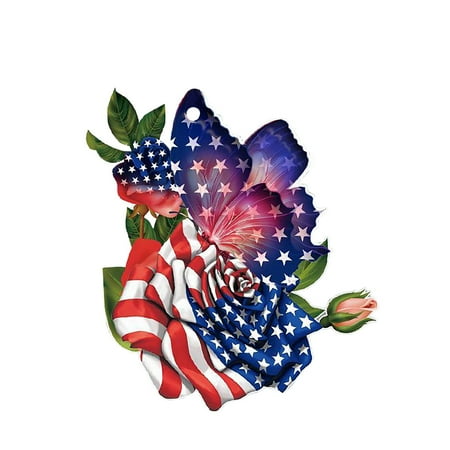 

wendunide home decor 2022 Independence Day Patriotic Day Charm Decoration Backpack Charm Clothing Charm Accessories Red