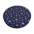 thumbnail image 1 of Disketp Star Dog Paw Funda Redonda para Taburete, Funda de Cojín para Silla de Bar Suave y Elástica-12 inch, 1 of 7