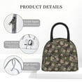 thumbnail image 4 of Daiia Camouflage maple Pattern Lunch Bag , Insulated Lunch Box, Small Leakproof Cooler Food Lunch Containers Reusable High Capacity Lunch Tote Bags-One Size, 4 of 6
