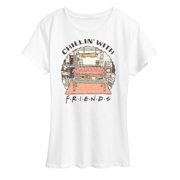 Friends - Chillin With Friends - Women's Short Sleeve Graphic T-Shirt