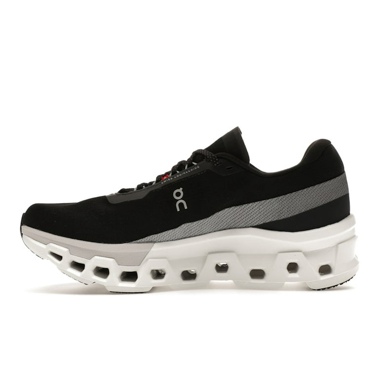 On Men's Running Cloudmonster 2 Black Frost Running Shoes, from
