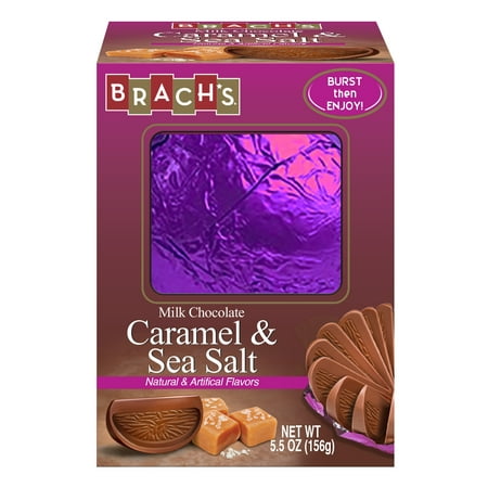 - (2 Pack) Brach's Milk Chocolate Sea Salt Caramel Ball, 5.5 Ounce Box