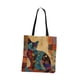 thumbnail image 4 of Bolso de lona para mujer, regalo de San Valentín, bolso de viaje, bolso de hombro Gato de frente, 4 of 9