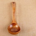 thumbnail image 5 of LOVERLYZ 1Pc Chinese Style Wooden Ladle Soup Spoon with Long Handle Rice Sugar Salt Seasoning Scoop Kitchen Utensils (Light Brown), 5 of 6