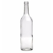 750 Ml Clear Wine Bottles, Cork Finish