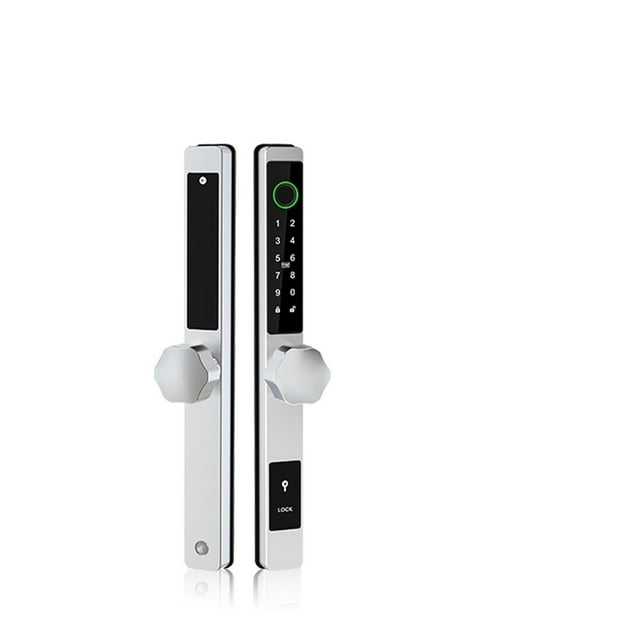 Door Lock, TTLock Smart Lock Waterproof Outdoor Fingerprint APP RFID Code Keyless Electronic Door Lock ,Easy to Install