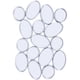 thumbnail image 1 of espejo decorativo irregular con marco plateado 90 x 60 x 2.5 cm, 1 of 4
