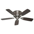 thumbnail image 6 of Hunter 42 inch Indoor Ceiling Fan No Light - Ceiling Fan without Light, Low Profile Mount, 5 Blades, For Bedroom, Living Room, or Kitchen, Pull Chain - Low Profile IV 51060, Antique Pewter, 6 of 10