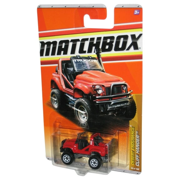 Matchbox Desert Endurance (2010) Red Cliff Hanger Toy Car 86/100