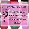 thumbnail image 2 of ToBeInStyle Women's Pack of 3 Randomly Assorted Plus Sized High Waisted Briefs - 4X, 2 of 7