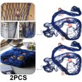thumbnail image 1 of Decorativa Pesca Náutica Concha Mar Cgtredaw Fiesta en La Playa Pared Costera Azul 2 Uds, 1 of 6