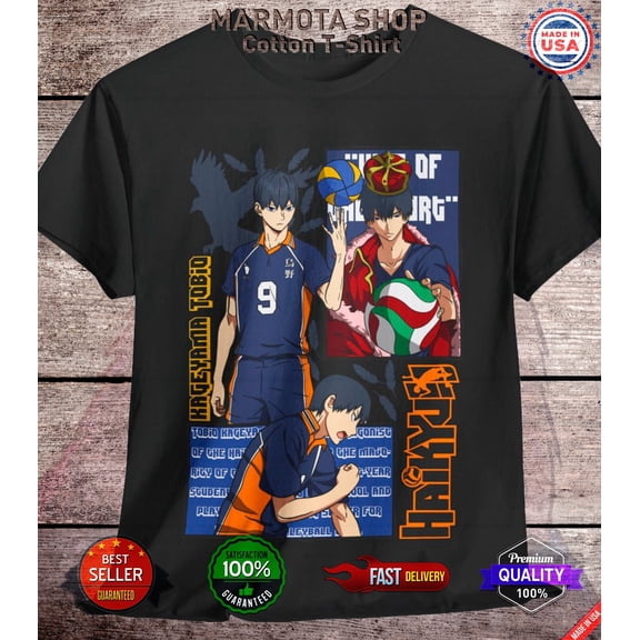 Tobio Haikyu T-Shirt Kageyama Anime Soft Tee Japanese Shirt Volleyball Unisex