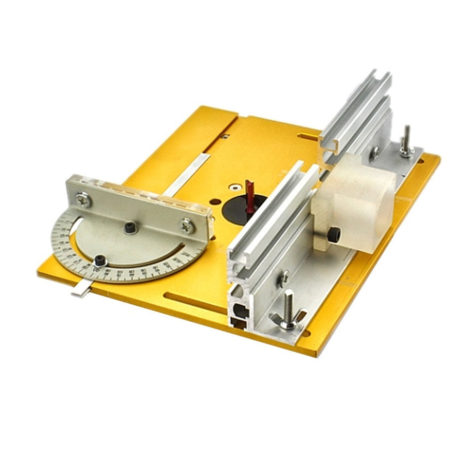 Router Table Insert Plate For Woodworking Benches Table Saw With Miter Gauge Guide Aluminium Profile Fence Sliding Brackets