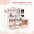 thumbnail image 3 of Honeyjoy Wooden Doctor Play Set with Clock Sink Eye Chart ECG Monitor Exam Area Storage, 3 of 10